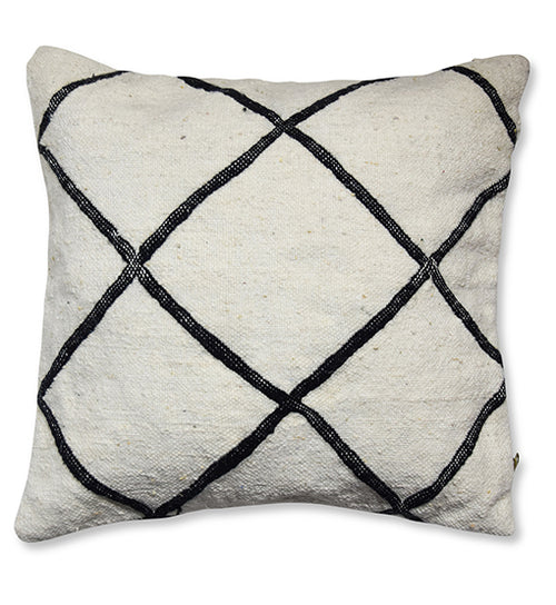 Anzal's Pillow - Black/White
