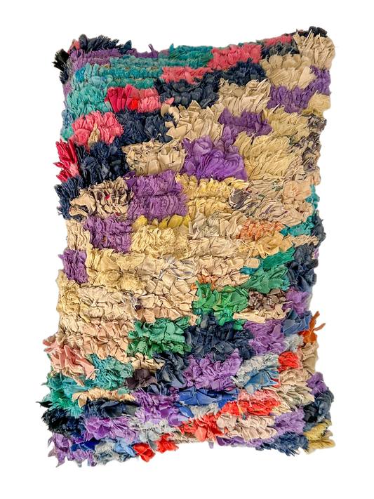 Le Vieux Village's Pastel Boucherouite Pillow